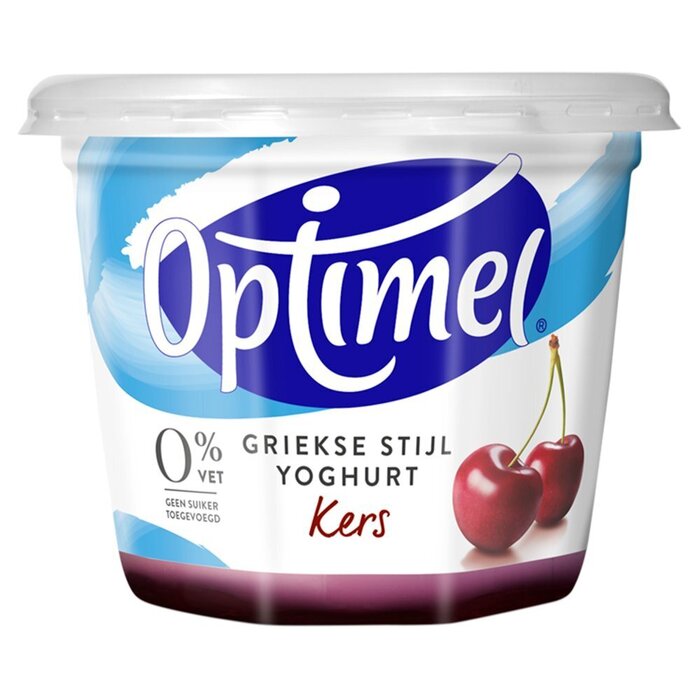 Yoghurt griekse stijl kers (Stuk, 450g)