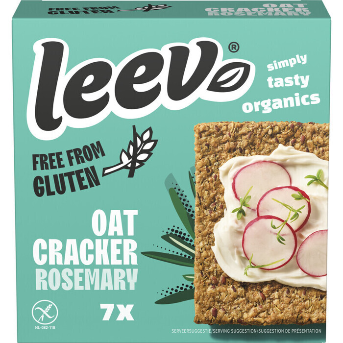 Leev Oatcracker rosemary free from gluten (100g)