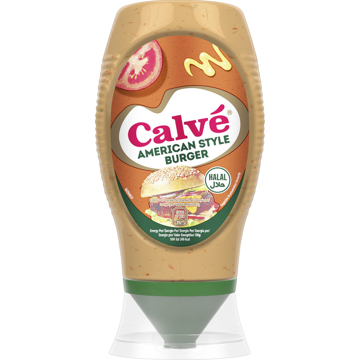 Calvé American style burgersaus (43cl)
