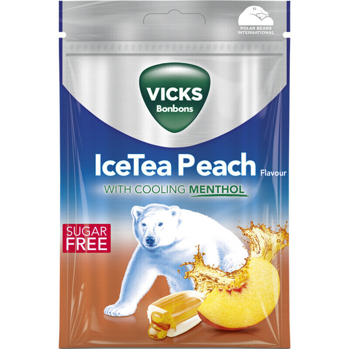 Vicks Ice tea peach (72g)