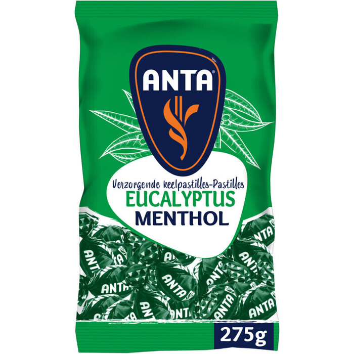 Anta Flu Verzorgende Keelpastilles-Pastilles Eucalyptus Menthol 275g (275g)