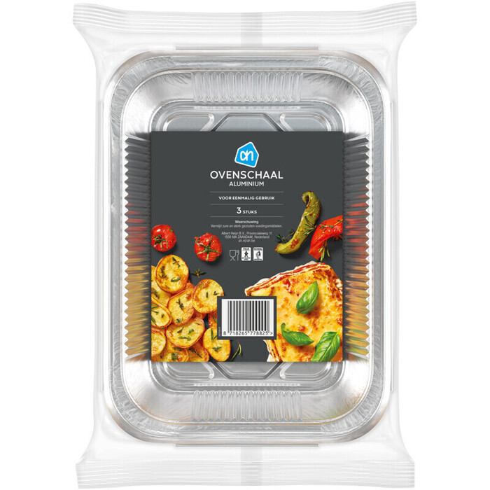 AH Aluminium ovenschaal 194x264x67 mm