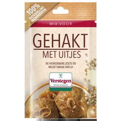 Verstegen Mix voor gehakt met uitjes (Zakje, 40g)