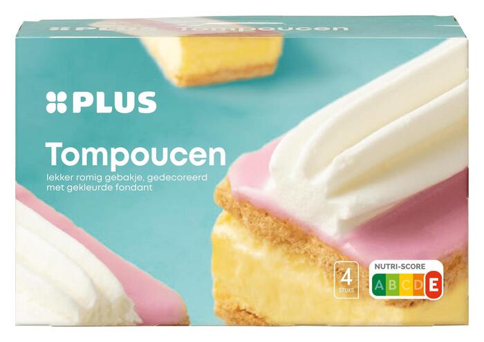 Streeptompoucen 4 stuks (Doos, 310g)