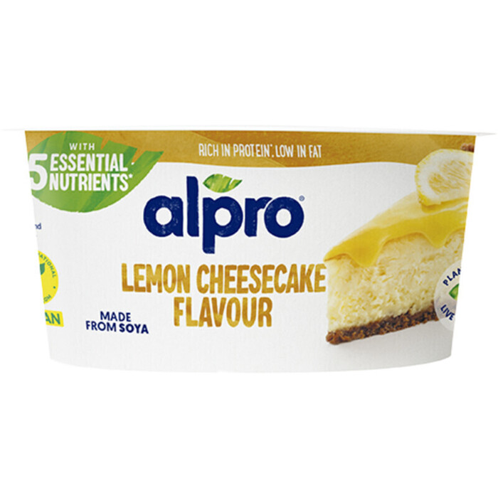 Alpro Plantaardige Variatie Op Yoghurt Lemon Cheesecake Smaak 135g (135g)