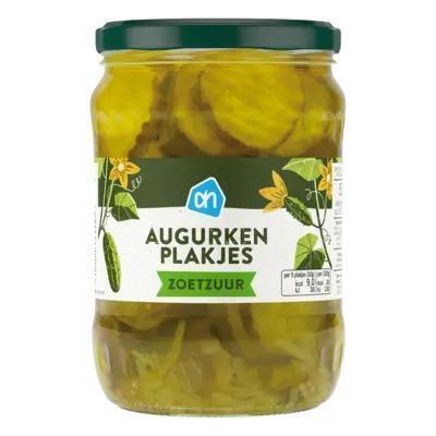 Zoetzure Augurken plakjes (pot, 530g)