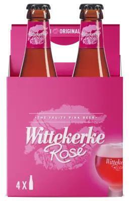 Wittekerke Rosé The Fruity Pink Beer 6 x 25cl (Fles, 4 × 250ml)
