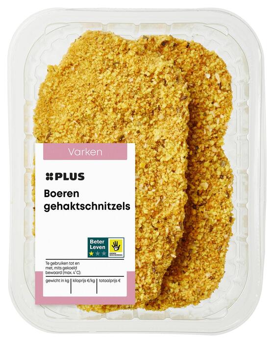 Boeren gehaktschnitzels (2 × 100g)