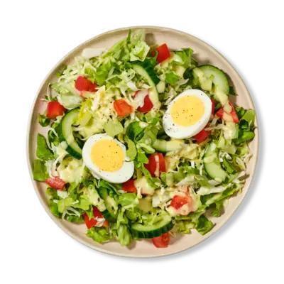 Salade met tomaat en komkommer (bak, 340g)