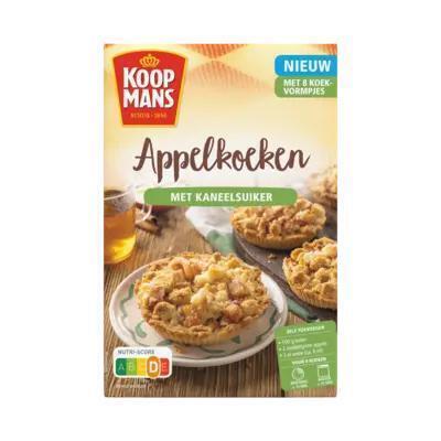 Koopmans Appelkoeken Met Kaneelsuiker 375 g (375g)
