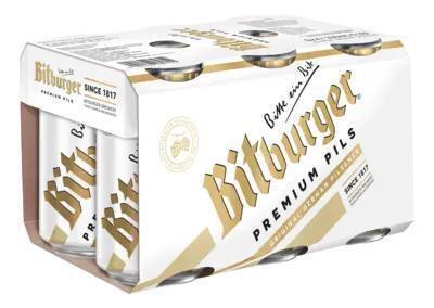 Bitburger Premium pils 6-pack (1.98L)