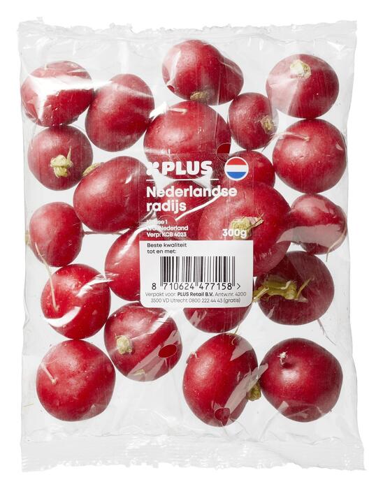 PLUS Radijs geschoond (Zak, 300g)