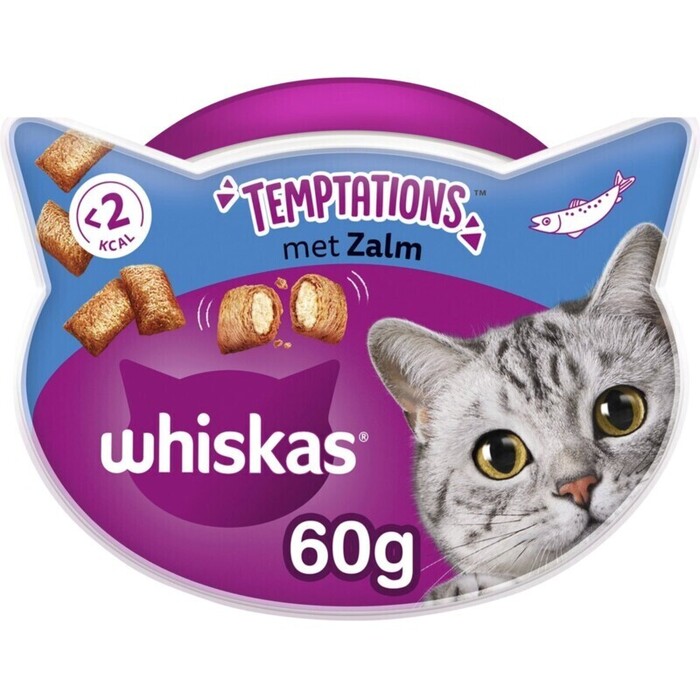 Temptations met Zalm tussendoortje (Stuk, 60g)