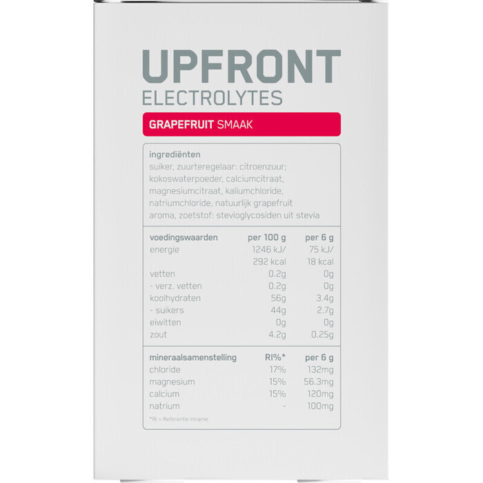 Upfront Electrolytes grapefruit smaak