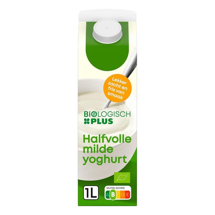 Milde halfvolle yoghurt biologisch (Pak, 1L)