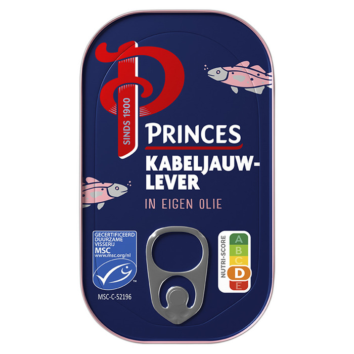 Schelvislever in eigen olie (blik 120 g) (blik, 120g)
