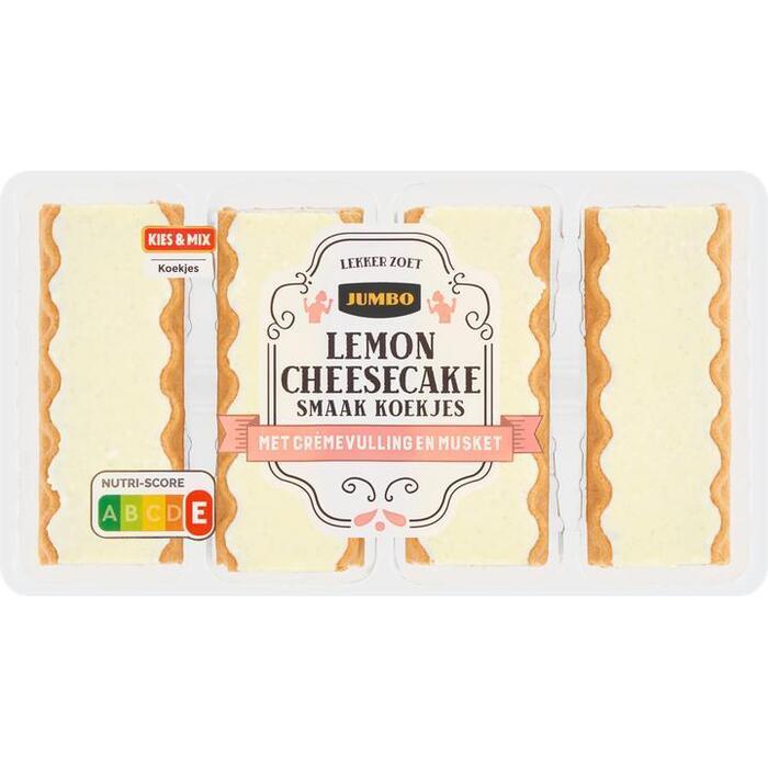 Jumbo Lemon Cheesecake Smaak Koekjes met Crèmevulling en Musket 200 g (200g)