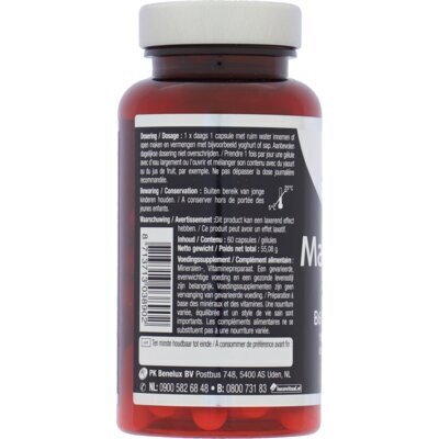 Lucovitaal Magnesium 400 B6/L-Tryptofaan capsules 60 stuk pot (60 × 0.92g)