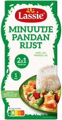 Lassie Pandan Rijst Minuutje 2x125g (250g)