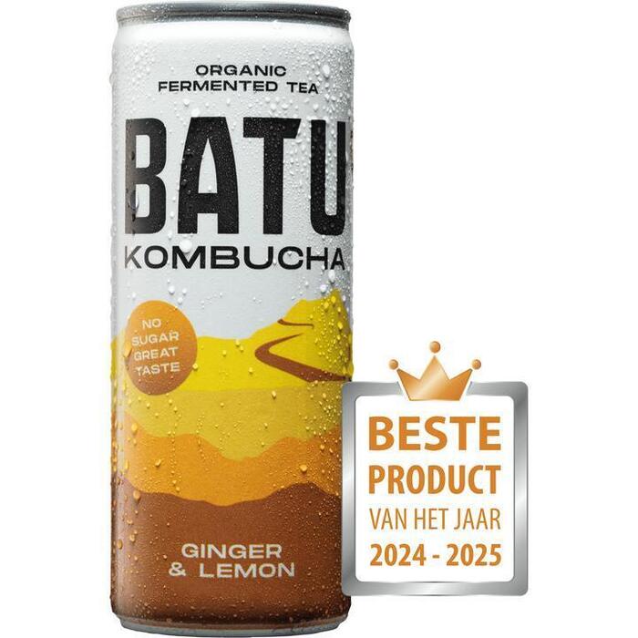 Batu Kombucha ginger & lemon (250ml)