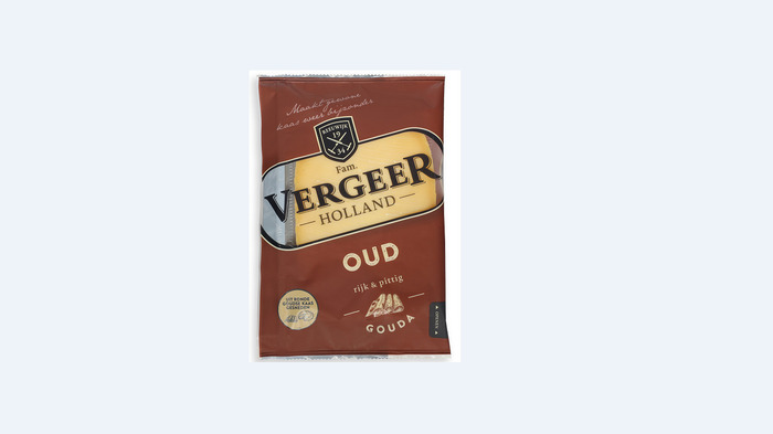 Vergeer Holland Kaas 48+ Plakken Gouda Oud 200g (200g)