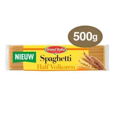 Grand'Italia Spaghetti half volkoren 500 g (500g)