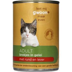 g'woon Brokjes in gelei met kalf & lever (405g)