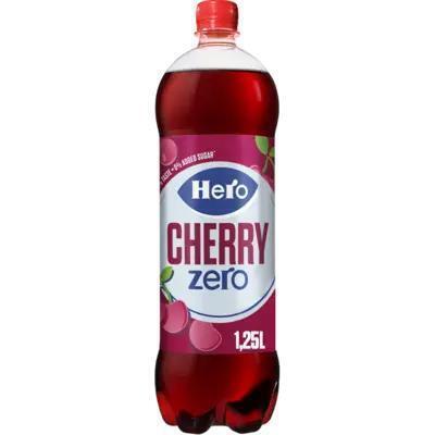 Hero Cherry frisdrank zero (Fles, 1.25L)