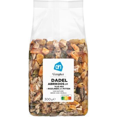 AH Verrijker dadel abrikoos en vijgmix (300g)