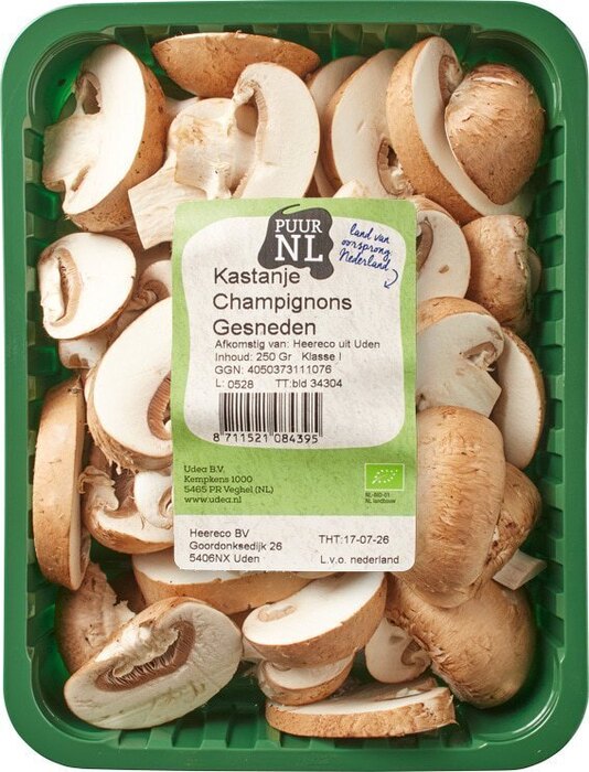 Gesneden kastanjechampignons (250g)