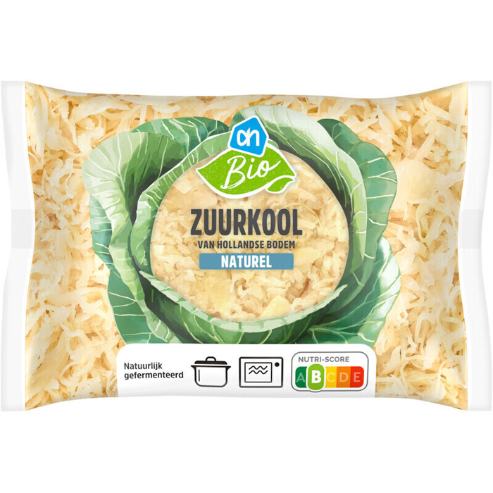Zuurkool naturel (zak, 520g)