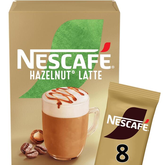 Latte Hazelnut (doos, 8 zakjes) (Stuk, 136g)