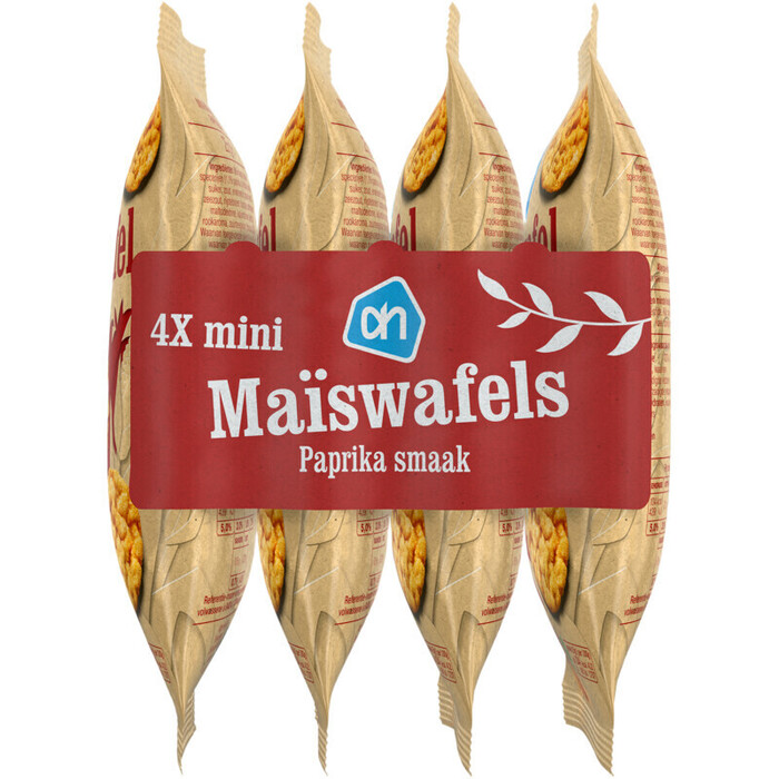 AH Mini maïswafels paprika smaak (100g)