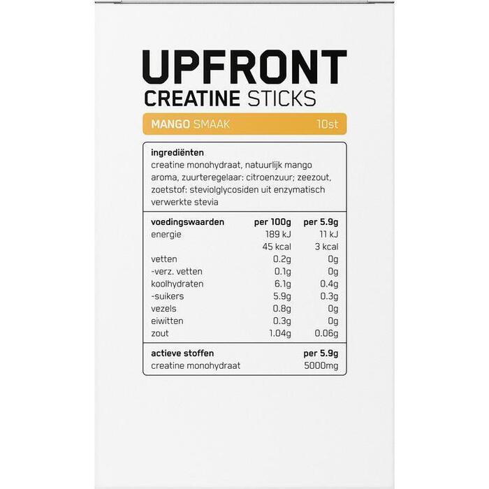 Upfront Creatine Sticks 10 Stuks