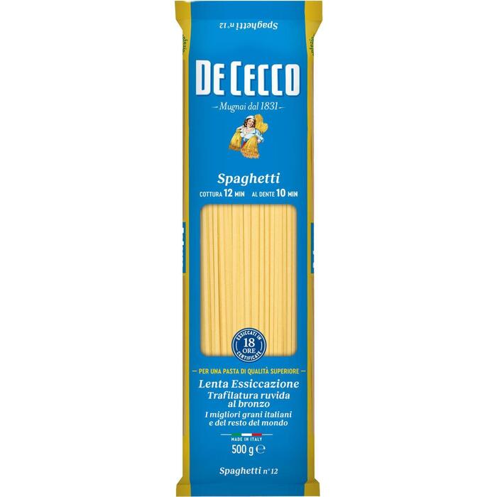 De Cecco Spaghetti n° 12 500g (500g)