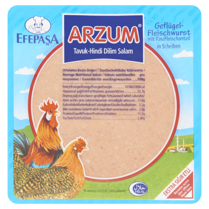 Efepasa Kalkoenvleesworst 200 g (Stuk, 200g)