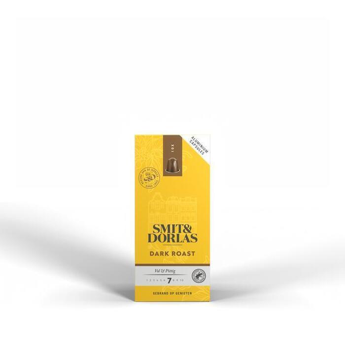 Smit & Dorlas Dark Roast Koffiecups 10 Stuks (53g)