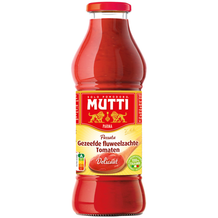 Mutti Passata gezeefde fluweelzachte tomaten (400g)