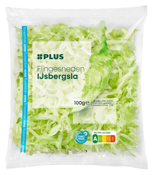 PLUS IJsbergsla fijn kvp (Zak, 100g)