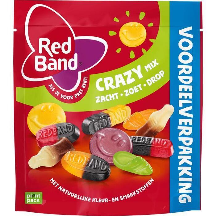 Red Band Crazy Mix Zacht Zoet Drop Voordeelverpakking 365 g (365g)