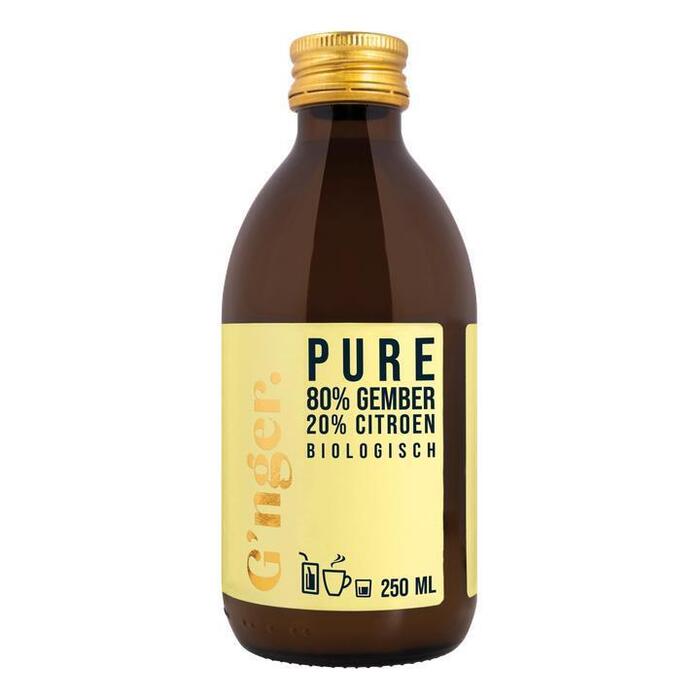 G'nger Pure 80% gember + 20% citroen 250ml