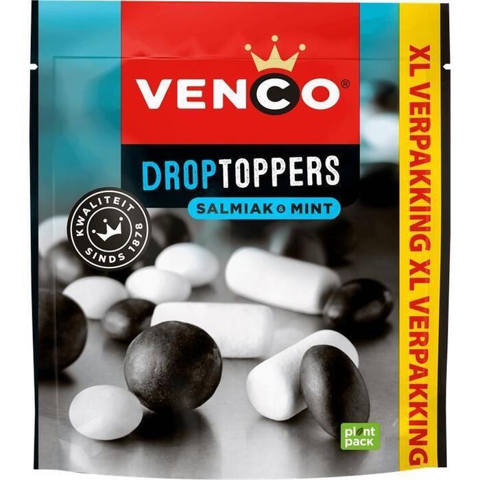 Venco Droptoppers Salmiak & Mint XL Verpakking 340 g (340g)