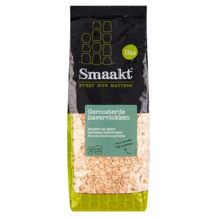 Smaakt Geroosterde havervlokken 500 g stazak (Zak, 500g)