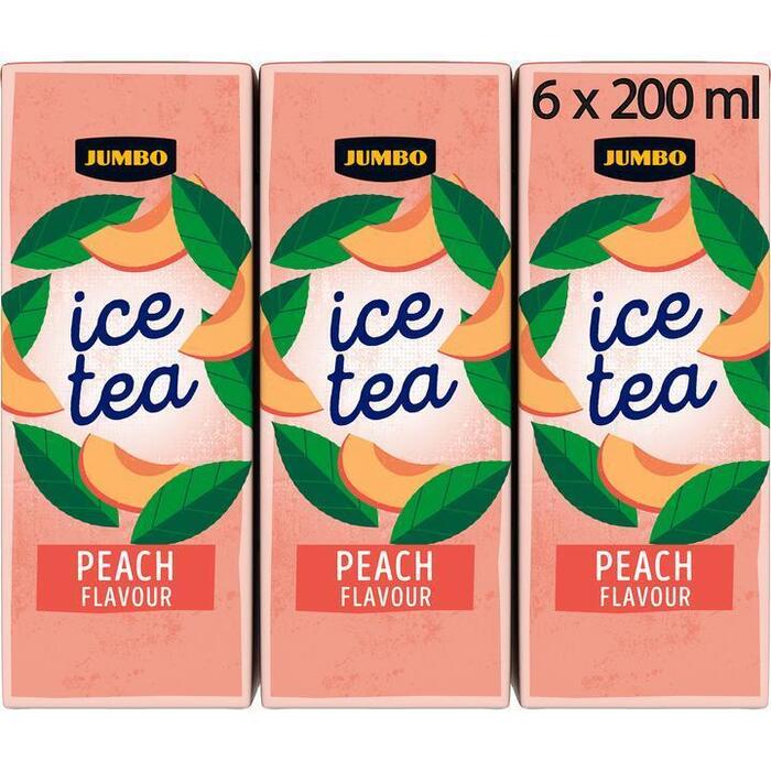 Jumbo Ice Tea Peach Flavour 6 x 200 ml (6 × 200ml)