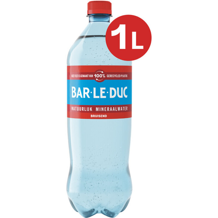 Bar-le-Duc Natuurlijk Mineraalwater Bruisend 1 L (1L)