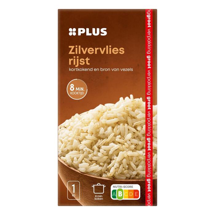 Zilvervliesrijst (Doos, 1kg)