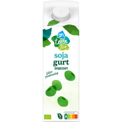 AH Terra Biologische soja gurt ongezoet (1L)