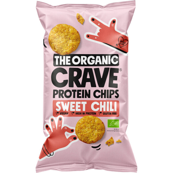The Organic Crave Sweet chili protein chips (75g)