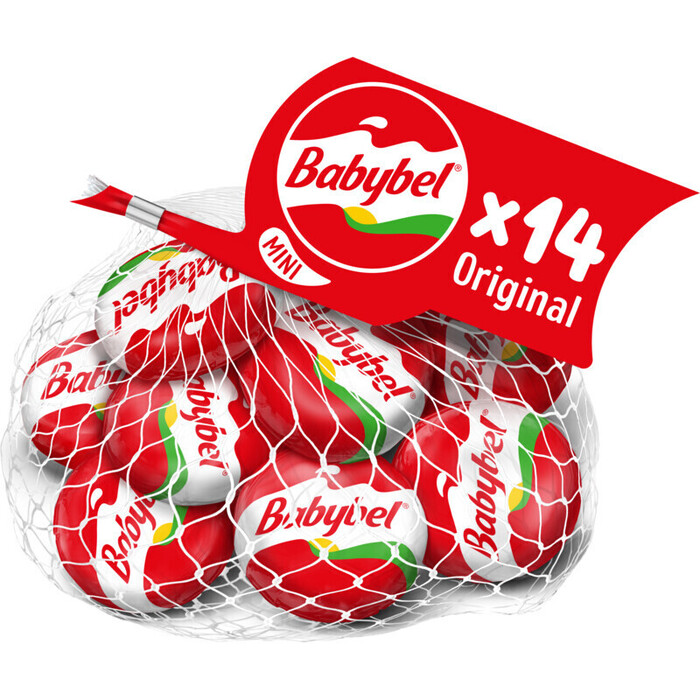 Mini Babybel Jonge 45+ kaas tussendoortje 14 x 20g (280g)