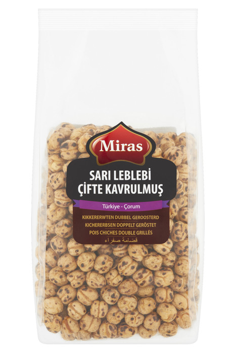 Miras Dubbel geroosterde gele kikkererwten (250g)